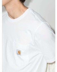 T-shirt à col rond blanc Carhartt WIP