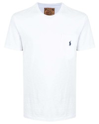 T-shirt à col rond blanc Polo Ralph Lauren