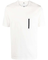 T-shirt à col rond blanc Premiata