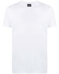 T-shirt à col rond blanc PS Paul Smith