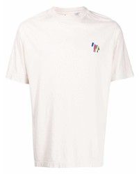 T-shirt à col rond blanc PS Paul Smith