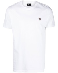 T-shirt à col rond blanc PS Paul Smith