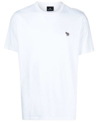T-shirt à col rond blanc PS Paul Smith