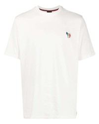 T-shirt à col rond blanc PS Paul Smith