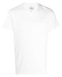 T-shirt à col rond blanc Ralph Lauren RRL