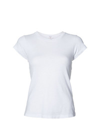 T-shirt à col rond blanc RE/DONE