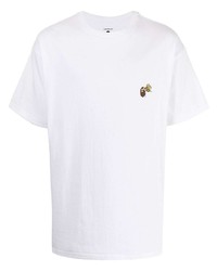 T-shirt à col rond blanc Readymade