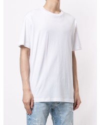 T-shirt à col rond blanc DSQUARED2