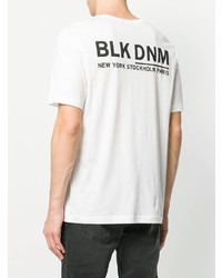 T-shirt à col rond blanc BLK DNM