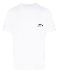 T-shirt à col rond blanc Reception