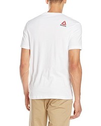 T-shirt à col rond blanc Reebok