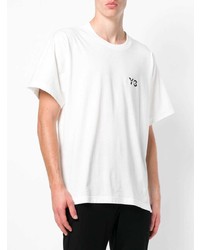 T-shirt à col rond blanc Y-3