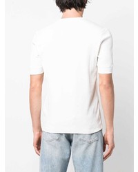 T-shirt à col rond blanc Diesel