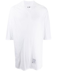 T-shirt à col rond blanc Rick Owens DRKSHDW