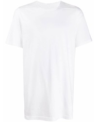 T-shirt à col rond blanc Rick Owens DRKSHDW