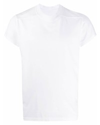 T-shirt à col rond blanc Rick Owens DRKSHDW