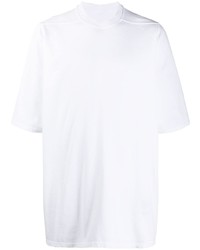 T-shirt à col rond blanc Rick Owens DRKSHDW