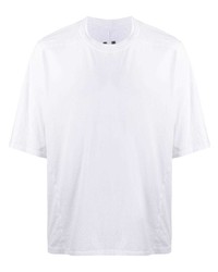 T-shirt à col rond blanc Rick Owens DRKSHDW