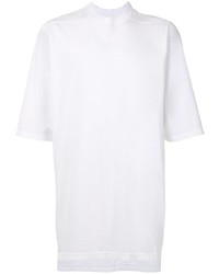 T-shirt à col rond blanc Rick Owens DRKSHDW