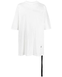 T-shirt à col rond blanc Rick Owens DRKSHDW