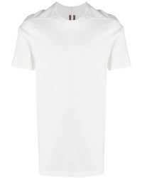 T-shirt à col rond blanc Rick Owens DRKSHDW