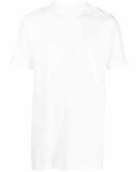 T-shirt à col rond blanc Rick Owens DRKSHDW