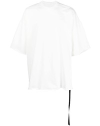 T-shirt à col rond blanc Rick Owens DRKSHDW