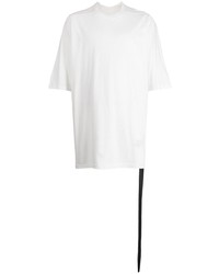 T-shirt à col rond blanc Rick Owens DRKSHDW