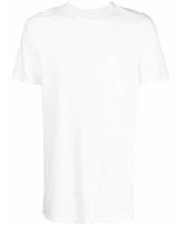 T-shirt à col rond blanc Rick Owens DRKSHDW