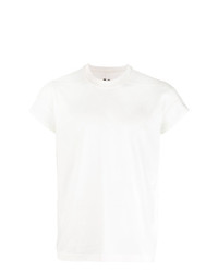 T-shirt à col rond blanc Rick Owens DRKSHDW