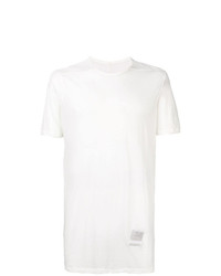 T-shirt à col rond blanc Rick Owens DRKSHDW