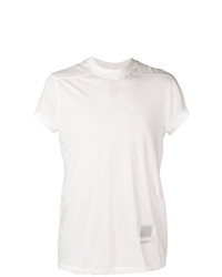 T-shirt à col rond blanc Rick Owens DRKSHDW