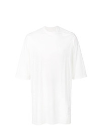 T-shirt à col rond blanc Rick Owens DRKSHDW