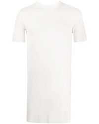 T-shirt à col rond blanc Rick Owens