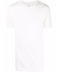 T-shirt à col rond blanc Rick Owens