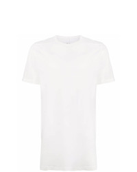 T-shirt à col rond blanc Rick Owens