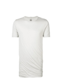 T-shirt à col rond blanc Rick Owens