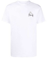 T-shirt à col rond blanc RIPNDIP