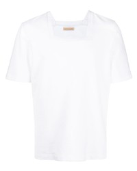 T-shirt à col rond blanc ROMEO HUNTE