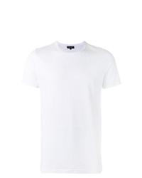 T-shirt à col rond blanc Ron Dorff