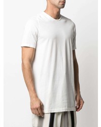 T-shirt à col rond blanc Rick Owens DRKSHDW