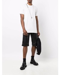 T-shirt à col rond blanc Rick Owens