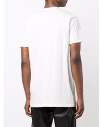 T-shirt à col rond blanc Rick Owens