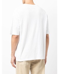 T-shirt à col rond blanc VISVIM