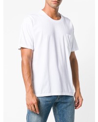 T-shirt à col rond blanc VISVIM