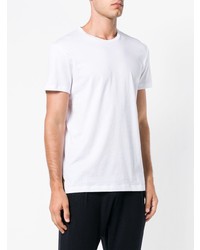 T-shirt à col rond blanc Low Brand