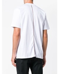 T-shirt à col rond blanc Low Brand