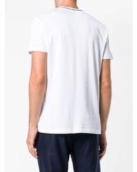 T-shirt à col rond blanc Low Brand