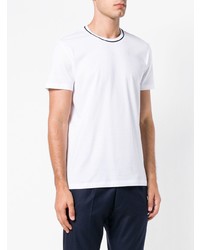 T-shirt à col rond blanc Low Brand