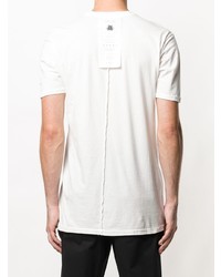 T-shirt à col rond blanc Damir Doma